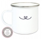 Preview: ♥ Becher Tasse Emaillebecher personalisiert MaMa PaPa, Einschulung KITA Dankeschön, Muttertag, Vatertag Abschied, Jubiläum, Geschenk, von Lüttentüddel